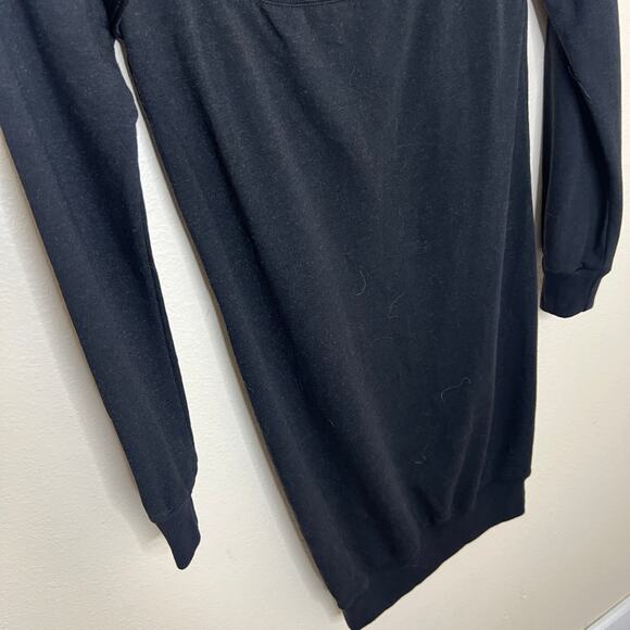 Monrow Black Long Sleeve Supima Dress XS - Picture 8 of 11